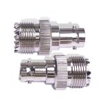 BNC-Buchse auf UHF PL-259-Buchse, gerader Typ, HF-Koax-Adapter – Bild 3
