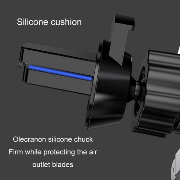 650 Fahrzeugmontierte Mobiltelefon-Schwerkrafthalterung, Luftauslass-Navigationshalterung, Silver, Black, Paste Silver, Paste Black – Bild 7