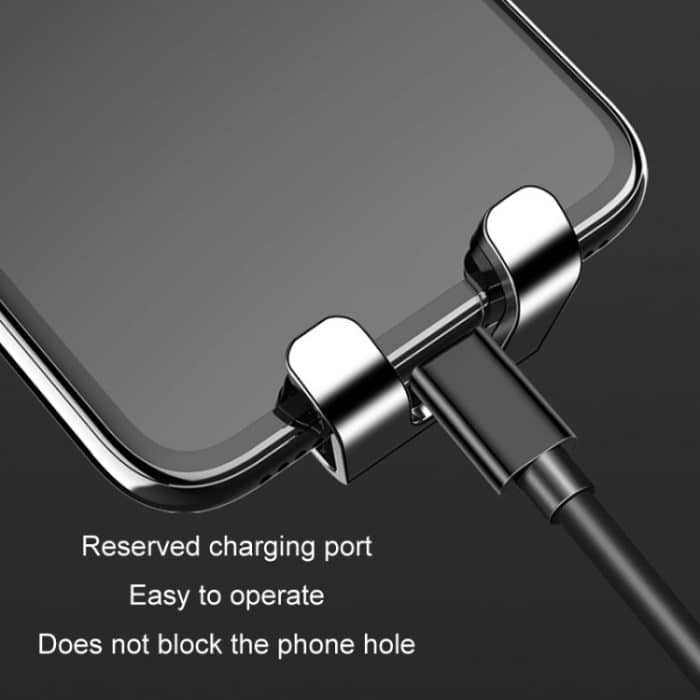 650 Fahrzeugmontierte Mobiltelefon-Schwerkrafthalterung, Luftauslass-Navigationshalterung, Silver, Black, Paste Silver, Paste Black – Bild 8