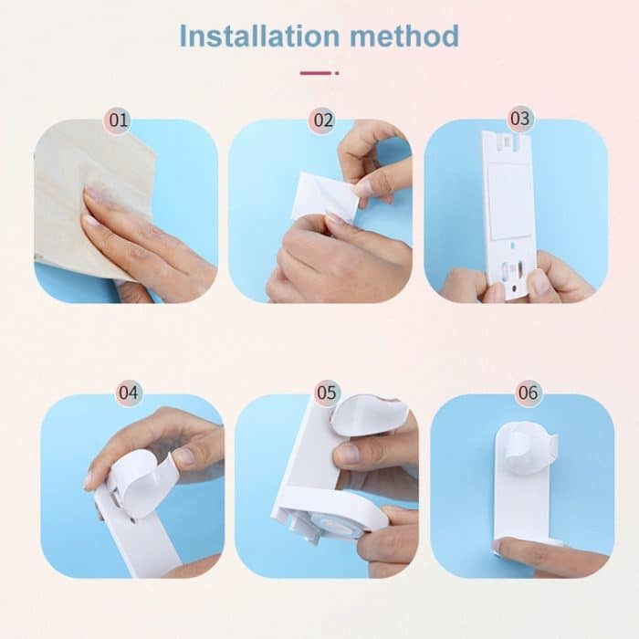 5 Stück elektrischer Zahnbürstenhalter, universeller Zahnbürstenhalter, Badezimmer-Aufbewahrungsregal, Electric Toothbrush Holder 1 – Bild 9