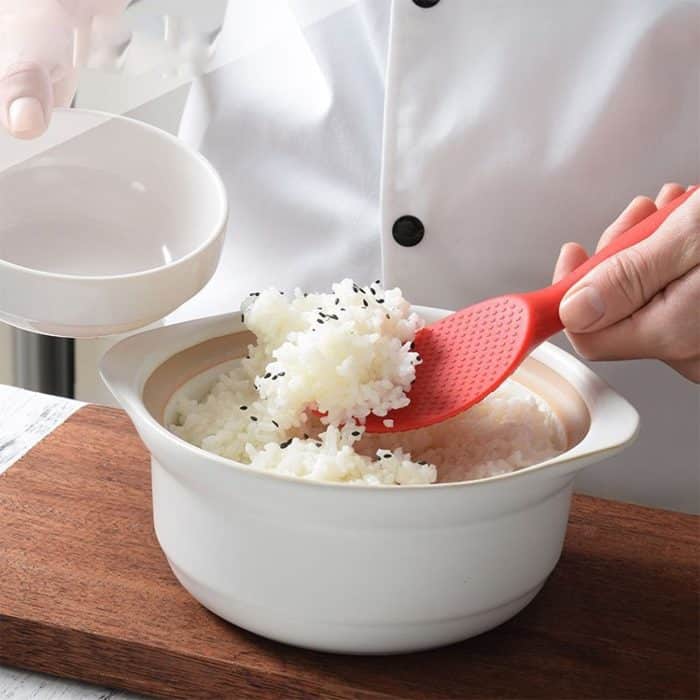 Hochtemperaturbeständiger Reislöffel aus lebensmittelechtem Silikon – Bild 7