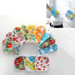 5 Sets 2-in-1 verdickter Mikrowellenherd, hochtemperaturbeständig, plus Samt-Isolierhandschuhe-Set, 5 Sets