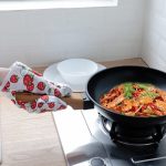 5 Sets 2-in-1 verdickter Mikrowellenherd, hochtemperaturbeständig, plus Samt-Isolierhandschuhe-Set, 5 Sets – Bild 7