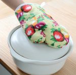 5 Sets 2-in-1 verdickter Mikrowellenherd, hochtemperaturbeständig, plus Samt-Isolierhandschuhe-Set, 5 Sets – Bild 8