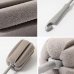 3 Stück Tassenbürste, Isolierbecher, Saugflasche, Schwammwischer, leicht zu reinigen, Küchenschwammwischer, Long, Short – Bild 3