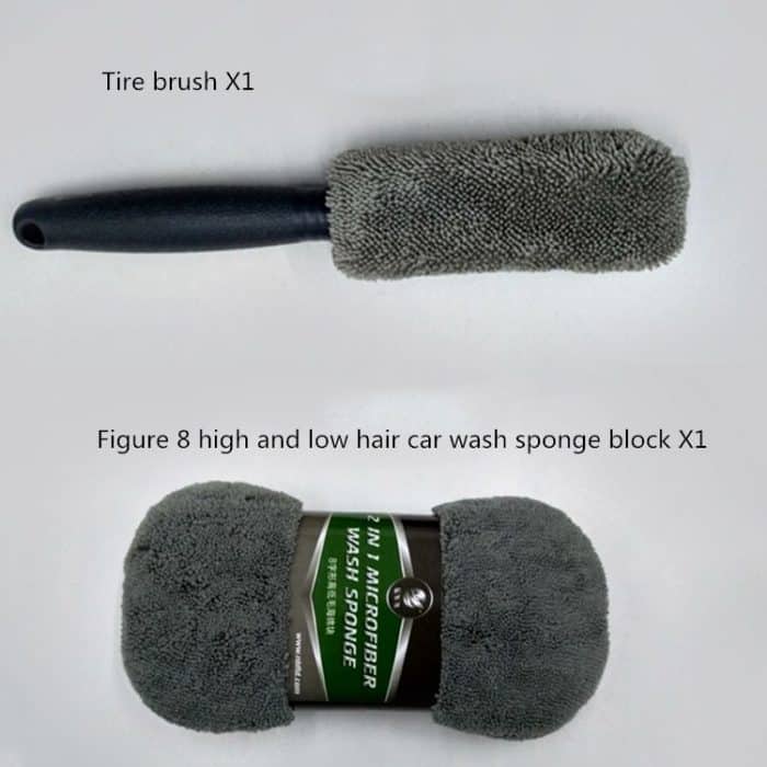 9-in-1-Autowasch-Reinigungsset, Autowaschzubehör, Autowaschwerkzeuge, Gray – Bild 6