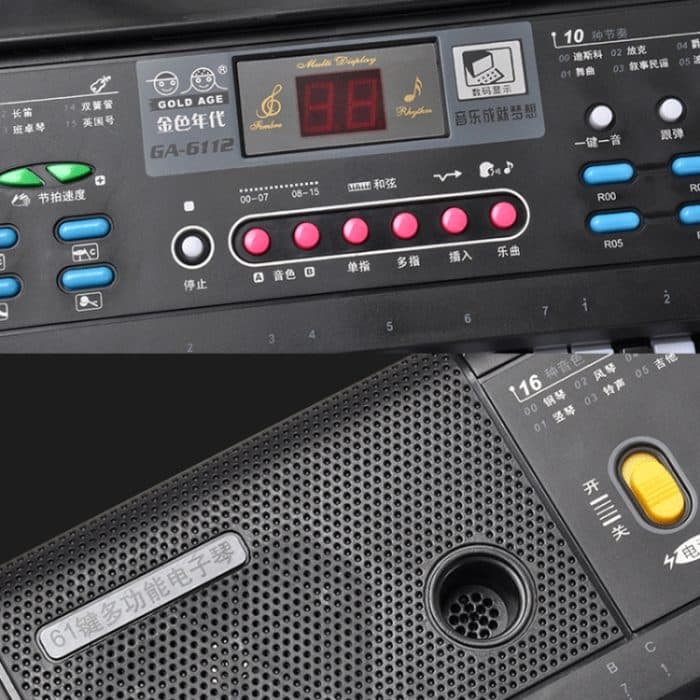 Großes 61-Tasten-Tastatur-Musikinstrument-Spielzeug für Kinder, 61 Key Musical Instrument – Bild 7