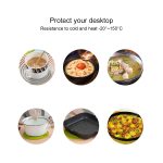 3-in-1 rundes Silikon-Wärmeisolationspad, hochtemperaturbeständig, multifunktionales Geschirr-Pad, Kombinations-Topf-Pad-Untersetzer, F1, F2, F3, F4, F5, F6, L1, L2, L3, L4, L5, L6 – Bild 11