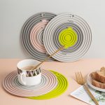 3-in-1 rundes Silikon-Wärmeisolationspad, hochtemperaturbeständig, multifunktionales Geschirr-Pad, Kombinations-Topf-Pad-Untersetzer, F1, F2, F3, F4, F5, F6, L1, L2, L3, L4, L5, L6 – Bild 10