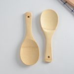 Reislöffel, Spachtel, Bambusbrett, Holzspatel, Küchenwerkzeug – Bild 2
