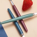 2-in-1 einfaches Kinder-Studenten-Reise-tragbares 304-Edelstahl-Löffel-Essstäbchen-Besteck-Set – Bild 5