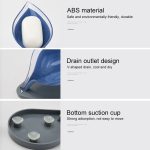 5 PCS Kreative Badezimmer Free Punching Sucker Transparent Leaf Drain Seife Aufbewahrungsbox – Bild 4