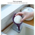 5 PCS Kreative Badezimmer Free Punching Sucker Transparent Leaf Drain Seife Aufbewahrungsbox – Bild 6