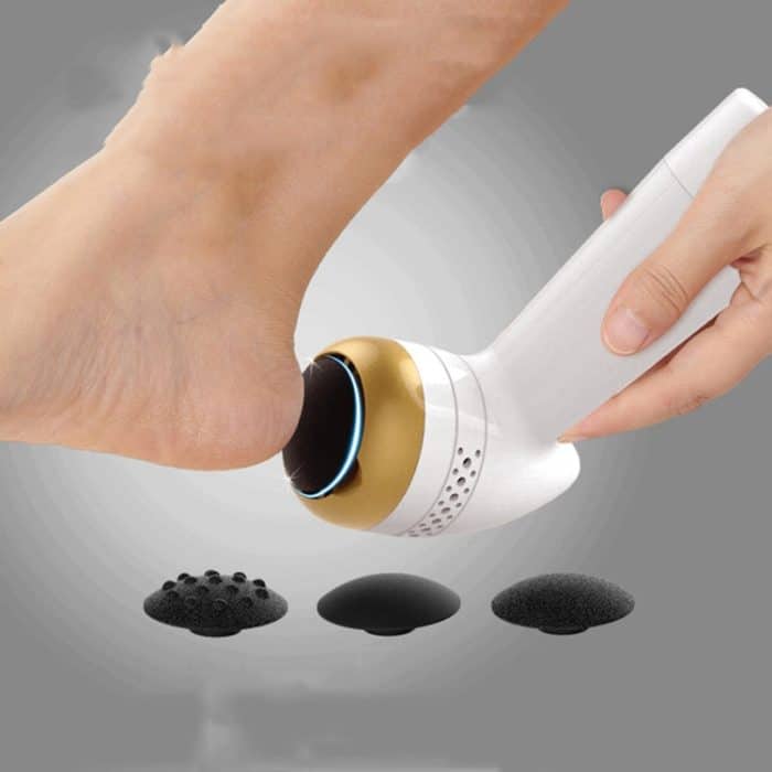 Elektrisches wiederaufladbares Fußpeeling und Hornhautentfernung, automatische Vakuumschleiffuß-Pediküre, 1200mAh, 2000mAh – Bild 4