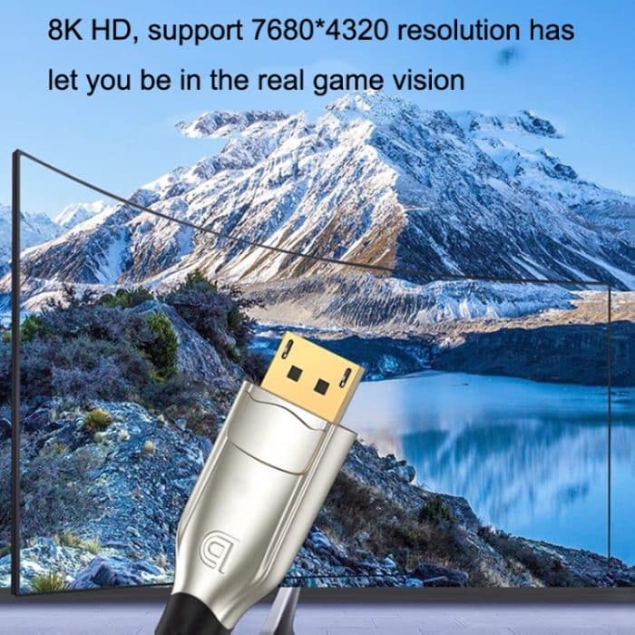 1.4 Version DP-Kabel, vergoldete Schnittstelle, 8K-High-Definition-Display-Computerkabel, 1m, 1.5m, 2m, 3m, 5m – Bild 4