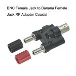 5 Stück BNC-Buchse auf Dual-Bananenbuchse, RF-Adapter, Koaxialstecker, BNC Female to Dual Banana Female – Bild 5