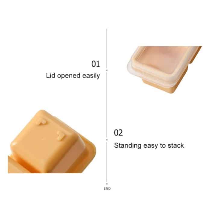 Hausgemachte Bausteine-Stil, Eisgitter, Mini-kreative Silikon-Form für gefrorene Eiswürfel, Building Blocks(Red), Building Blocks(Yellow), Building Blocks(Blue) – Bild 3