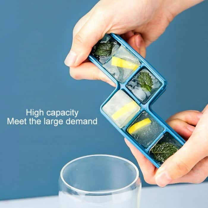 Hausgemachte Bausteine-Stil, Eisgitter, Mini-kreative Silikon-Form für gefrorene Eiswürfel, Building Blocks(Red), Building Blocks(Yellow), Building Blocks(Blue) – Bild 5