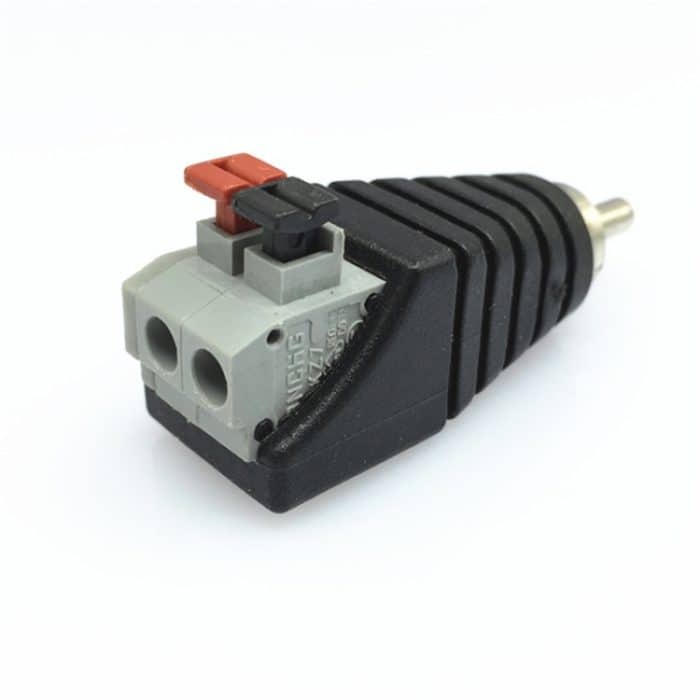 20 Stück RCA-Lotus-Audio-Stecker, Press-Typ, RCA-Stecker, lötfreier AV-Lotuskopf-Knopf – Bild 4