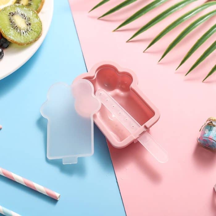 TBD0426100101A.jpg Home Cartoon Cat Paw Shape Popsicle Ice Cream Mold DIY Homemade Ice Cube Box, Cat Paw Shape(Pink), Cat Paw Shape(Blue), Cat Paw Shape(Green) – Bild 1