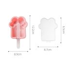 Home Cartoon Cat Paw Shape Popsicle Ice Cream Mold DIY Homemade Ice Cube Box, Cat Paw Shape(Pink), Cat Paw Shape(Blue), Cat Paw Shape(Green) – Bild 2