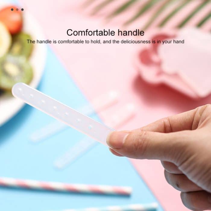 Home Cartoon Cat Paw Shape Popsicle Ice Cream Mold DIY Homemade Ice Cube Box, Cat Paw Shape(Pink), Cat Paw Shape(Blue), Cat Paw Shape(Green) – Bild 4