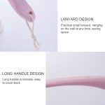 2 Stück Rückenmassage-Badebürste, Nylon-Bürstenkopf, langer Griff, Badebürste – Bild 3