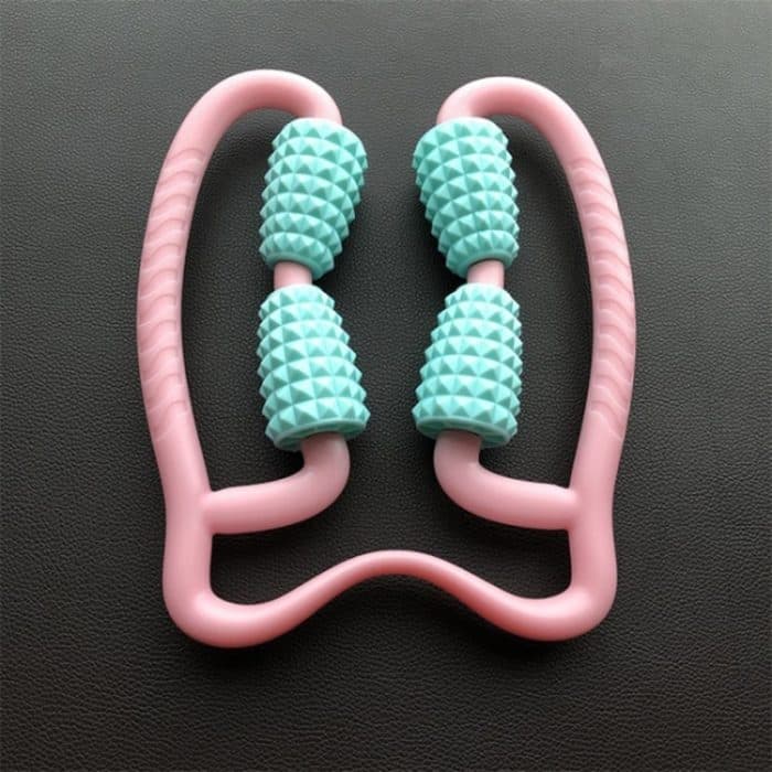 Manuelles Kunststoff-Lenkrad-Beinrollenmassagegerät, zufällige Farblieferung – Bild 6