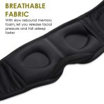 VG014 Abnehmbare Bluetooth Smart Eye Mask Travel Nap Music Schlafmaske, VG014 Black, VG014 Gray – Bild 3