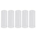 5PCS Acryl Gitarre Slide Tube Folk Slide Block, 28mm(Transparent), 51mm(Transparent), 60mm(Transparent), 70mm(Transparent)
