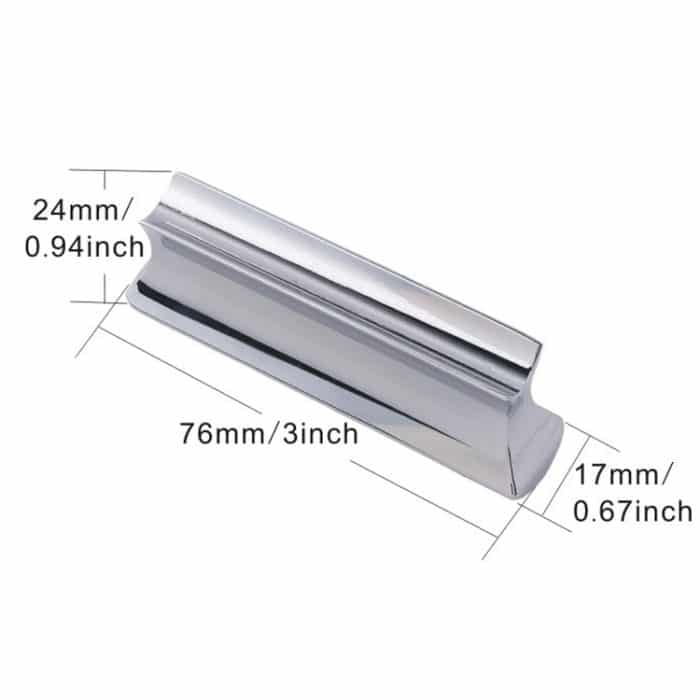 Metall-Zink-Legierung, massiver Gitarren-Slider, Folk-Slide-Block, Metal 70mm(Silver), Metal 70mm(Gold) – Bild 3