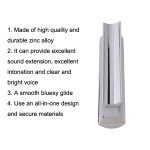 Metall-Zink-Legierung, massiver Gitarren-Slider, Folk-Slide-Block, Metal 70mm(Silver), Metal 70mm(Gold) – Bild 4