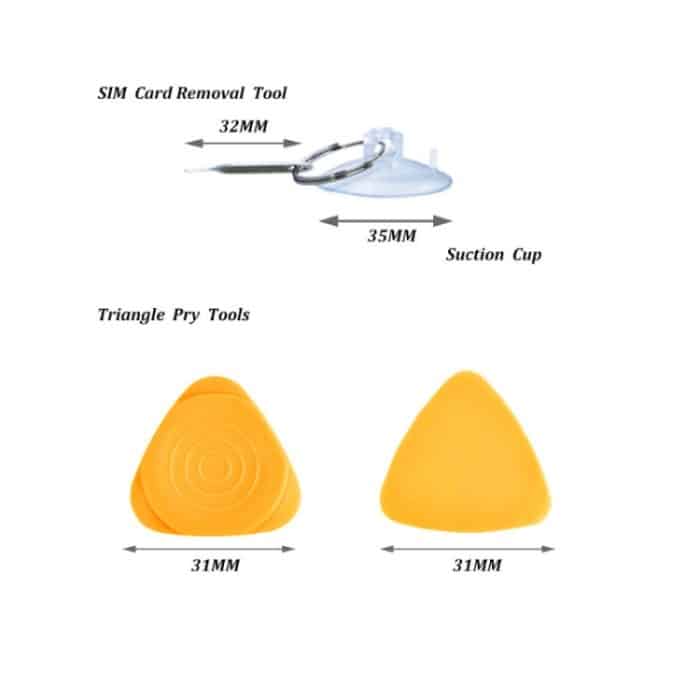 Uhr-Handy-Demontage-Wartungswerkzeug Multifunktions-Schraubendreher-Set aus Chrom-Vanadium-Stahl, 110 in 1 (Yellow), 110 in 1 (Blue), 110 in 1 (Red) – Bild 7