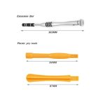 Uhr-Handy-Demontage-Wartungswerkzeug Multifunktions-Schraubendreher-Set aus Chrom-Vanadium-Stahl, 110 in 1 (Yellow), 110 in 1 (Blue), 110 in 1 (Red) – Bild 8