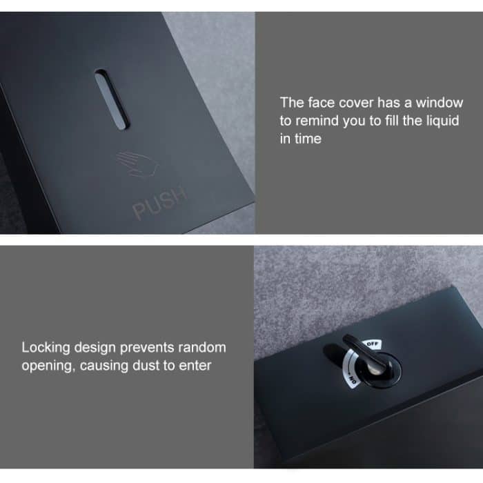 Wandseifenspender Home Hotel Shampoo Händedesinfektionsmittel Flasche Toilette Duschgel Box – Bild 3