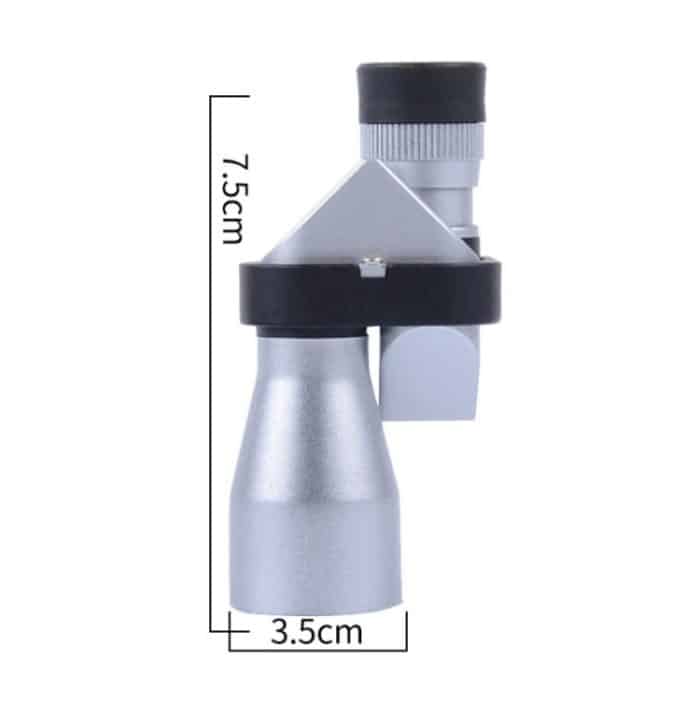 FEIRSH 8x20 Monokulares Eckteleskop Outdoor Low Light Nachtsicht Tragbares Teleskop, 8x20 Blue Film, 8x20 Red Film – Bild 3