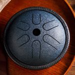 5,5-Zoll-Taschentrommel Ätherisches Handtrommeln Freizeit-Reise-Percussion-Instrument – Bild 2