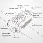 Frontlicht (mit Nebellicht) & Hupe & Tachometer Multifunktionaler Fahrrad-Mountainbike-Scheinwerfer – Bild 4