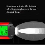 Frontlicht (mit Nebellicht) & Hupe & Tachometer Multifunktionaler Fahrrad-Mountainbike-Scheinwerfer – Bild 6