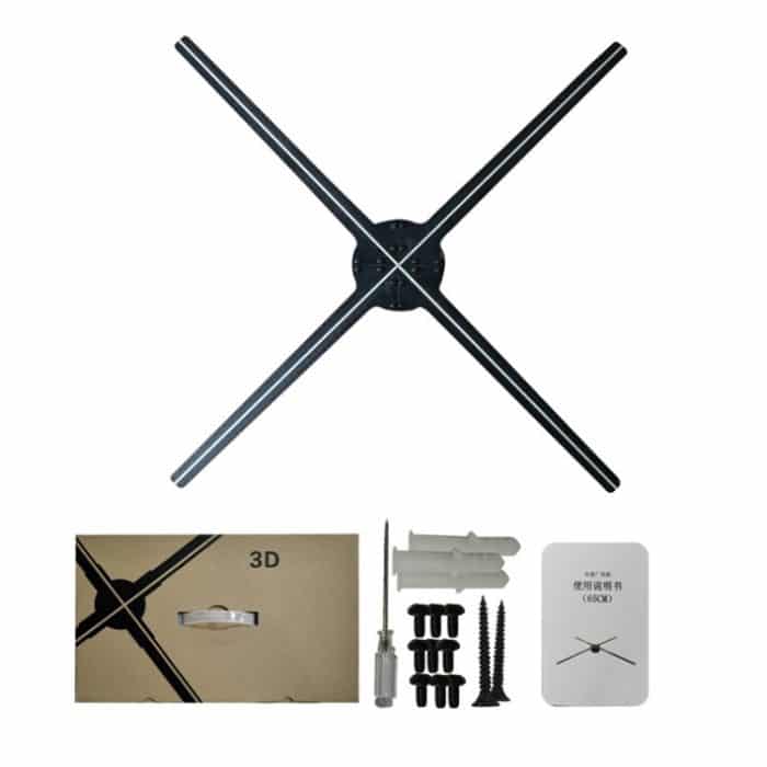 KY-4 WIFI holografische 3D-Fächerform-LED-Werbemaschine, Auflösung: 1024 x 638 Pixel, 56CM US Plug, 65CM US Plug, 56CM AU Plug, 65CM AU Plug, 56CM UK Plug, 65CM UK Plug, 56CM CN Plug, 65CM CN Plug – Bild 10