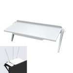 2 Stück kreative multifunktionale Aufbewahrungsregal für Computermonitore, S, L