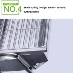 HZ-003 BBQ Grill Outdoor Tragbarer Edelstahlofen Haushaltskohlegrillständer, M, L – Bild 11