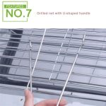 HZ-003 BBQ Grill Outdoor Tragbarer Edelstahlofen Haushaltskohlegrillständer, M, L – Bild 13