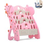 Kinder-Bücherregal, einfaches Haushalts-Bodenregal, Baby-Bücherregal, Aufbewahrung, Kindergarten, mehrschichtiges Cartoon-Bildbuchregal, Five-story Bookshelf, 4 Layers + Storage Box