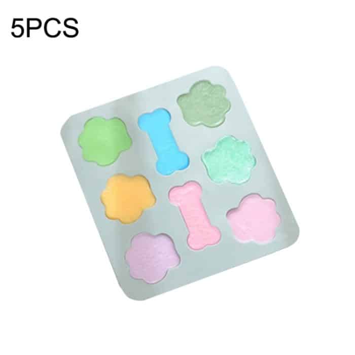 TBD0426825501A.jpg 5 PCS Cartoon Katze Klaue Knochen Form Kuchen Schokolade Silikon Form Mikrowelle Backen Eis Tablett Form Pudding Gelee Form, Cat Claw Bone Shape(Blue), Cat Claw Bone Shape(Pink) – Bild 1