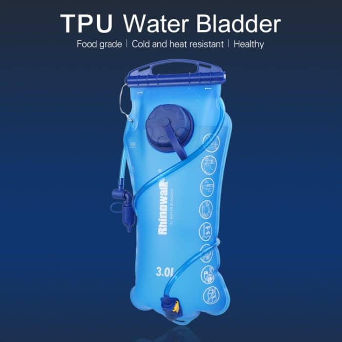 Rhinowalk Fahrrad-Wasserbeutel, 2 l/3 l, volle Öffnung, Outdoor-Trinkwasserbeutel, Trinkausrüstung, RK18101 blue 2L, RK18101 red 2L, RK18103 blue 3L – Bild 2