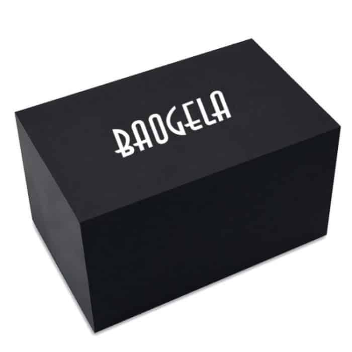 5 PCS BAOGELA Paper + Sponge Square Watch Verpackungsbox Black Watch Geschenkbox, Größe: 12,1 x 7,6 x 6,8 cm – Bild 2