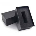 5 PCS BAOGELA Paper + Sponge Square Watch Verpackungsbox Black Watch Geschenkbox, Größe: 12,1 x 7,6 x 6,8 cm – Bild 4