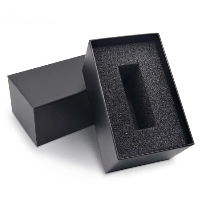5 PCS BAOGELA Paper + Sponge Square Watch Verpackungsbox Black Watch Geschenkbox, Größe: 12,1 x 7,6 x 6,8 cm – Bild 4