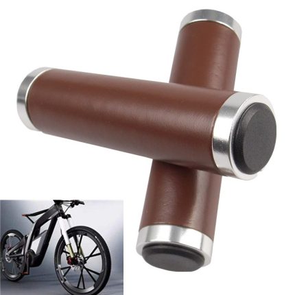 Retro-Fahrrad-Leder-Griffhülle, Mountainbike, bequeme Rindsleder-Griffhülle, HG005 Ordinary, HG005B Exquisite, HG006 Comfortable